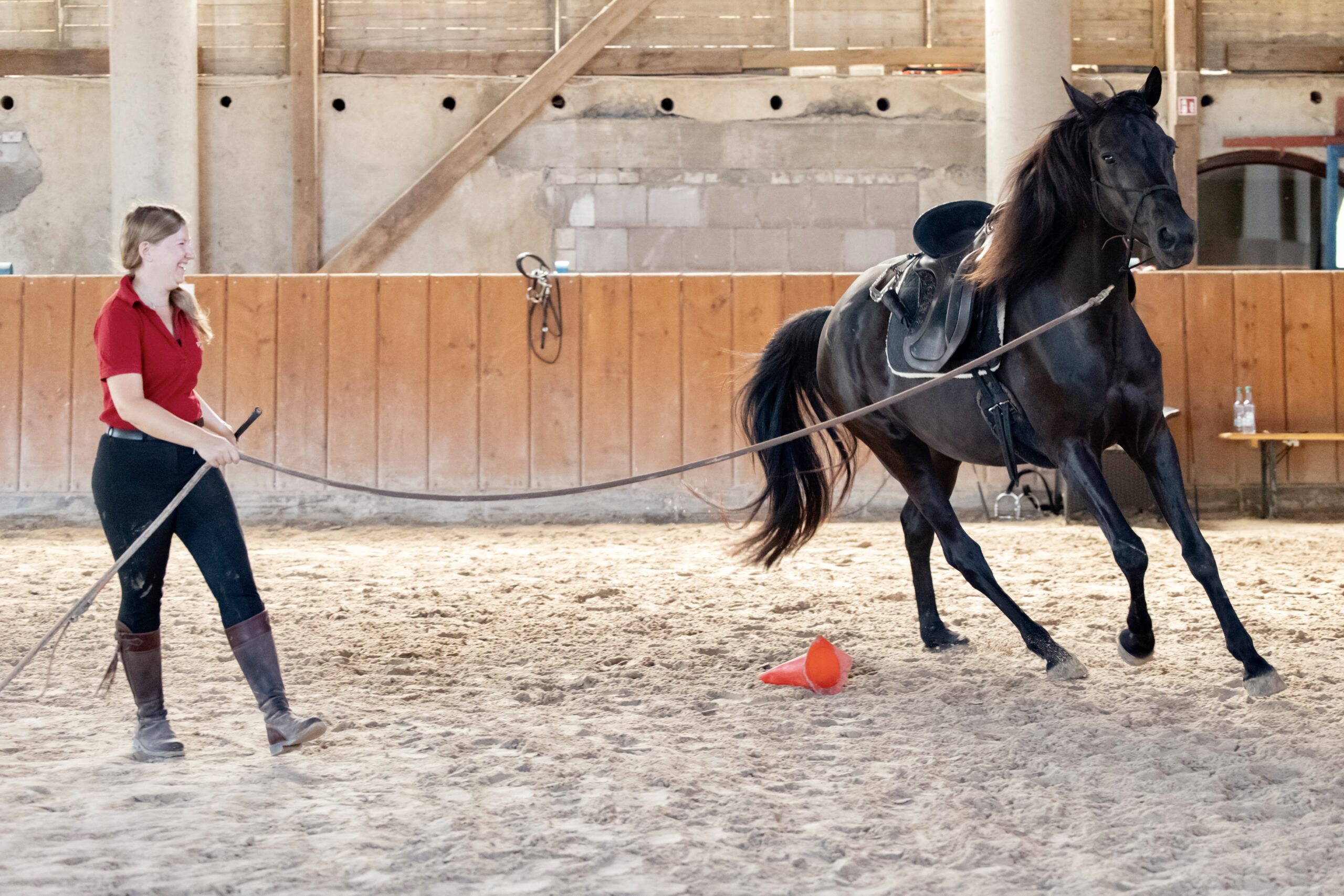 IMG_0315 Michelle und Malik bei der Bodenarbeit