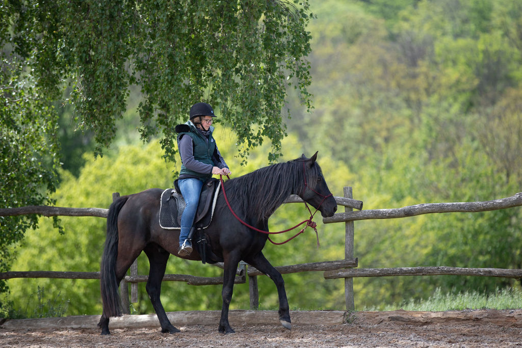 Michelle reitet Malik