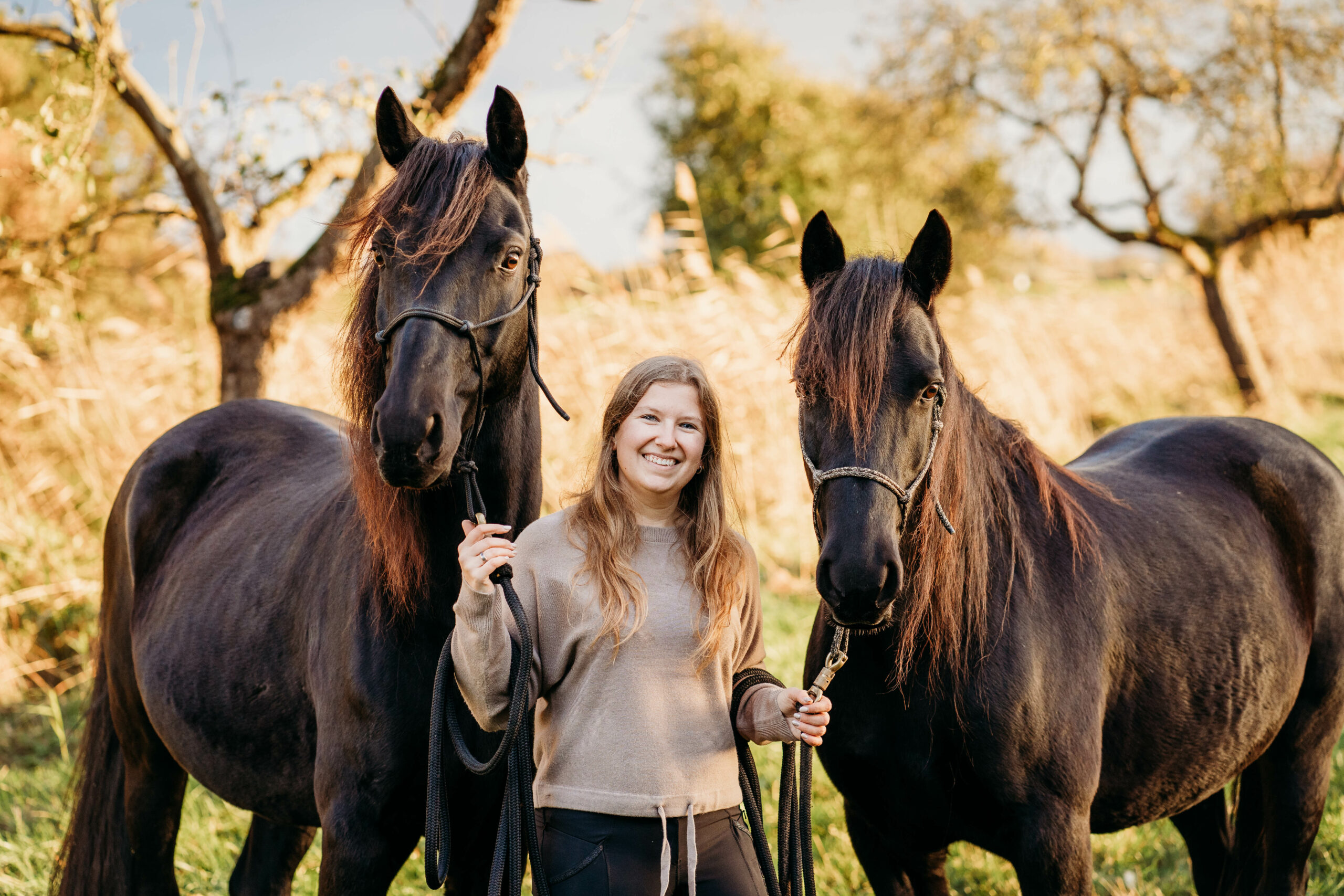 Michelle Schmitt mit Malik und Tamino. Michelle Schmitt mit Malik und Tamino.